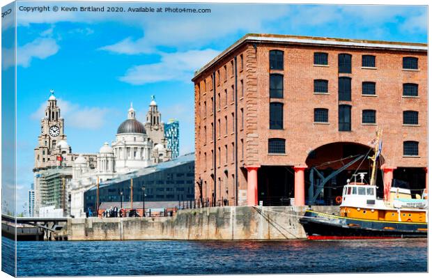 Albert dock liverpool Canvas Print by Kevin Britland