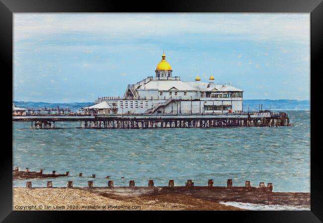 Eastbourne Pier as Digital Art Framed Print by Ian Lewis