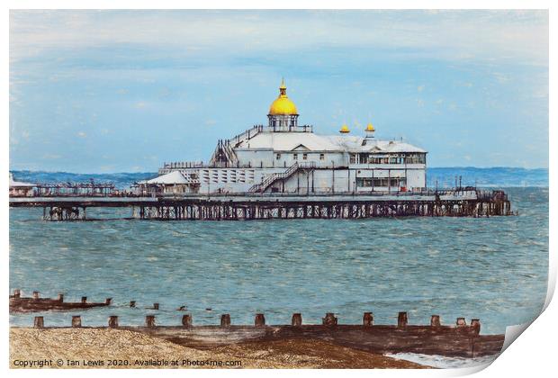 Eastbourne Pier as Digital Art Print by Ian Lewis