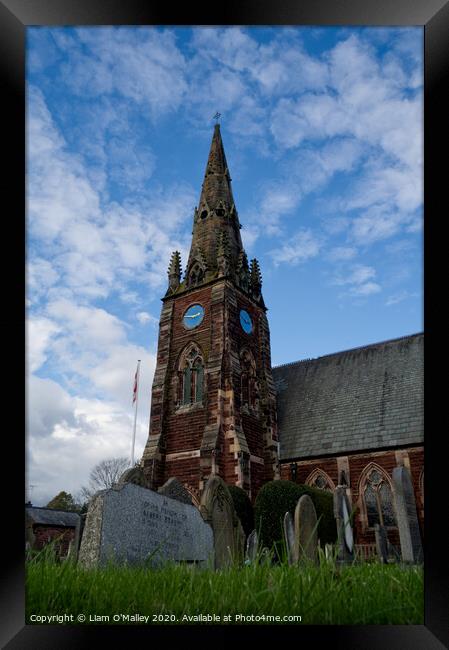 All Saints Church, Thornton Hough Framed Print by Liam Neon