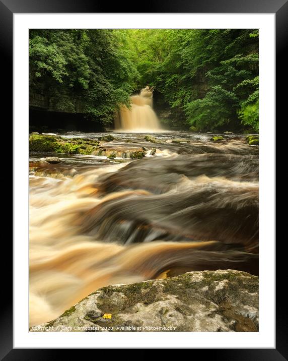 Going With The Flow Framed Mounted Print by Gary Clarricoates