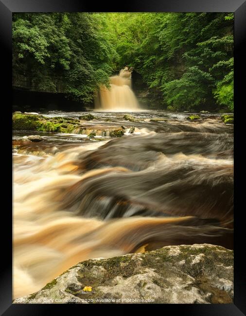 Going With The Flow Framed Print by Gary Clarricoates
