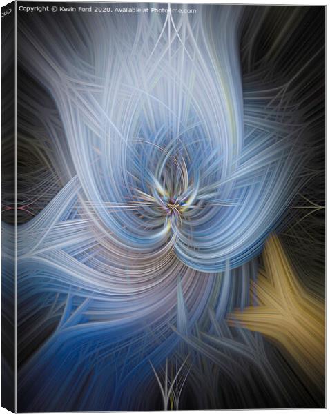 Orchid Abstract Canvas Print by Kevin Ford
