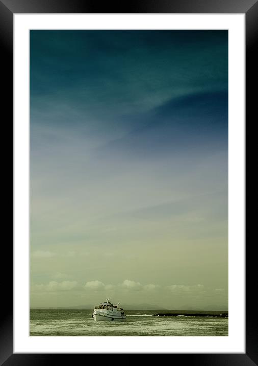 Ferry Framed Mounted Print by Stephen Maxwell