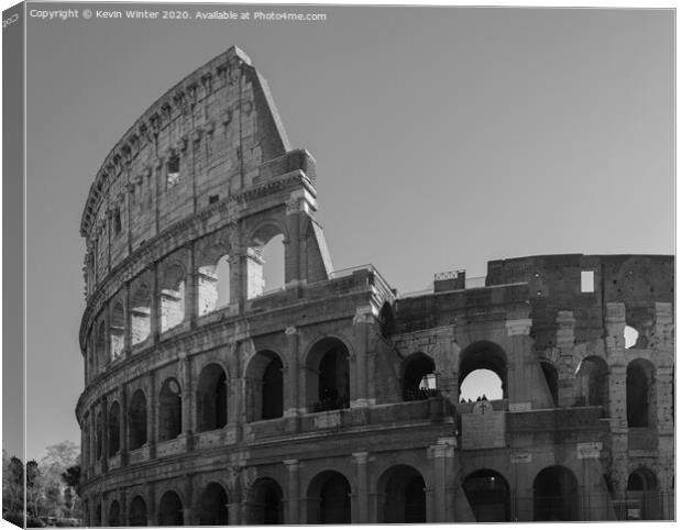 Colosseum Canvas Print by Kevin Winter