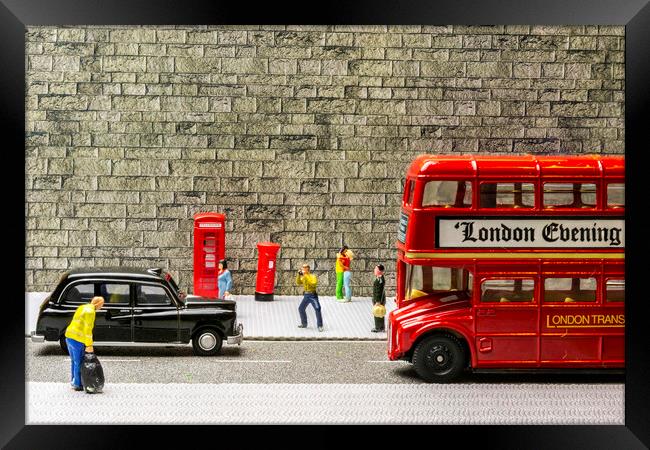 A Taste Of London Framed Print by Steve Purnell