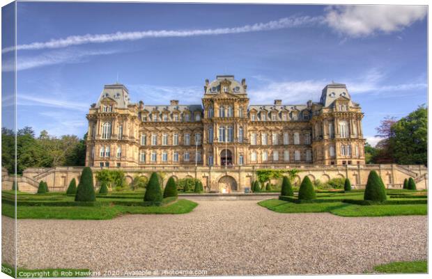 The Bowes Museum Canvas Print by Rob Hawkins