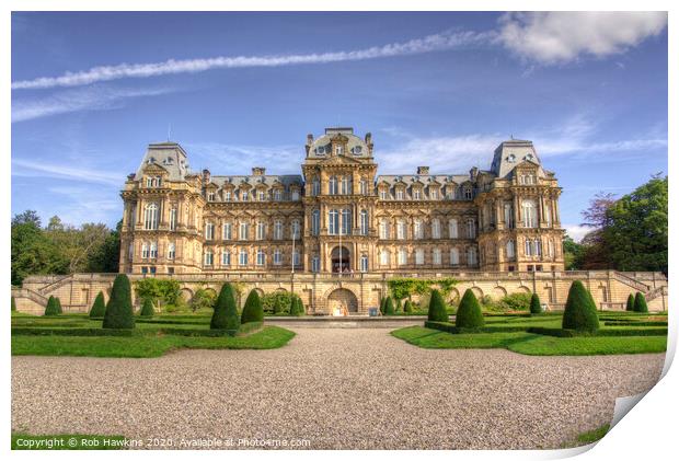 The Bowes Museum Print by Rob Hawkins