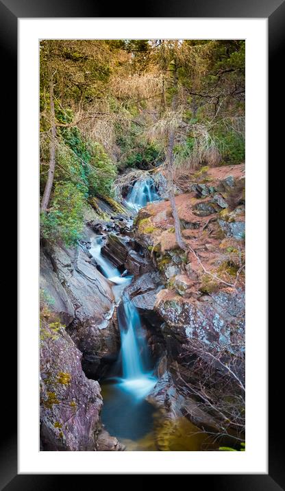 Scottish Falls Framed Mounted Print by Duncan Loraine