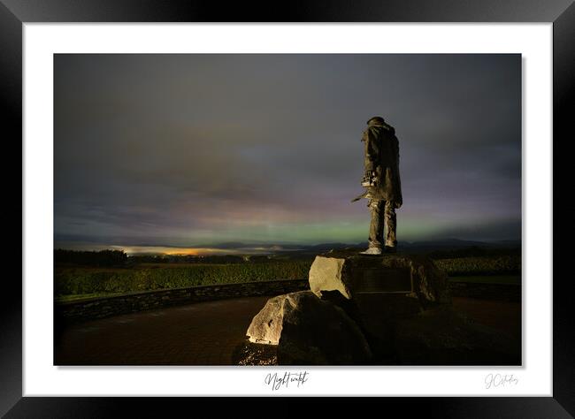 David Stirling memorial  aurora Framed Print by JC studios LRPS ARPS