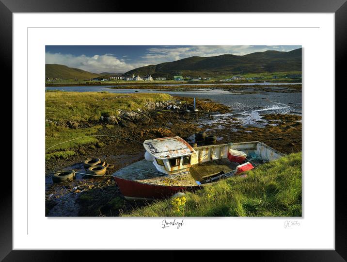 Leverburgh Framed Mounted Print by JC studios LRPS ARPS