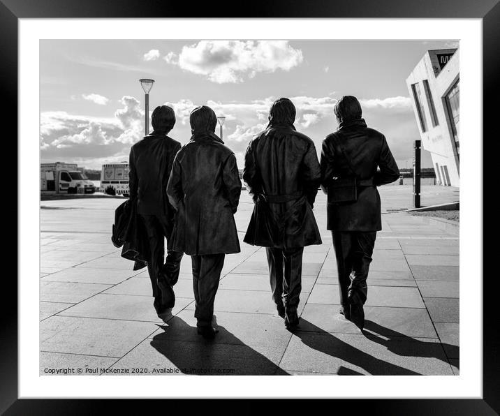 The Fab Four Framed Mounted Print by Paul McKenzie