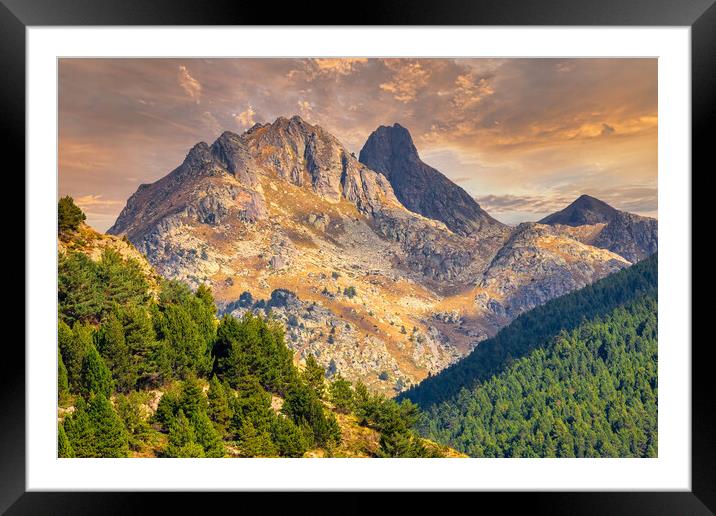 Outdoor mountain Framed Mounted Print by Arpad Radoczy
