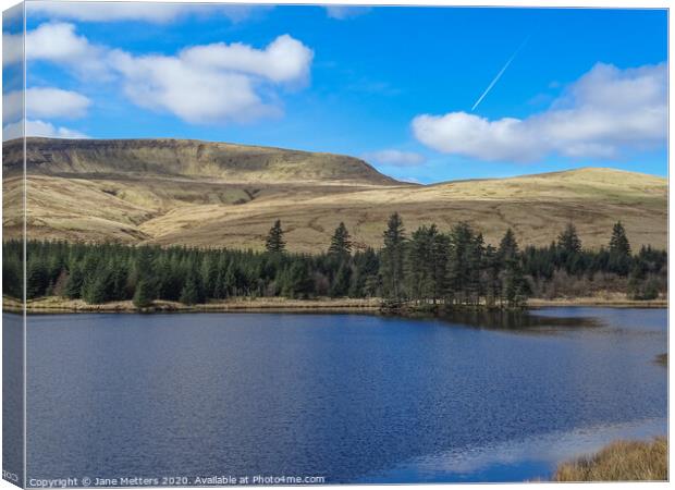 Brecon Beacons  Canvas Print by Jane Metters