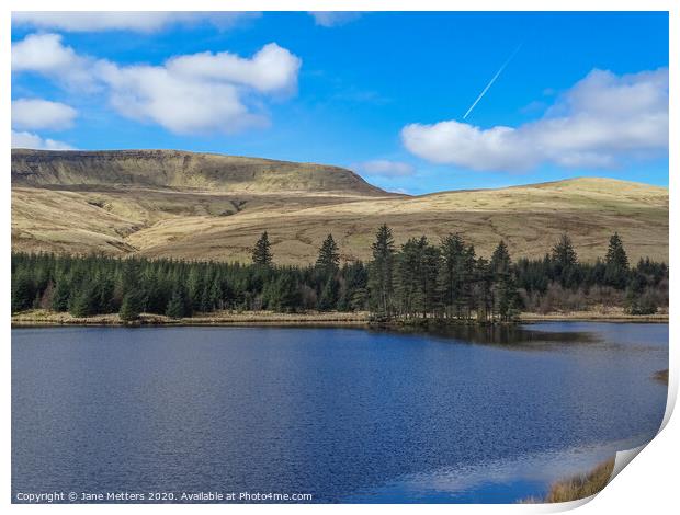 Brecon Beacons  Print by Jane Metters