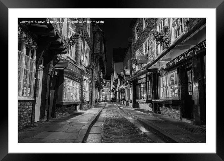 The Shambles Framed Mounted Print by Kevin Winter