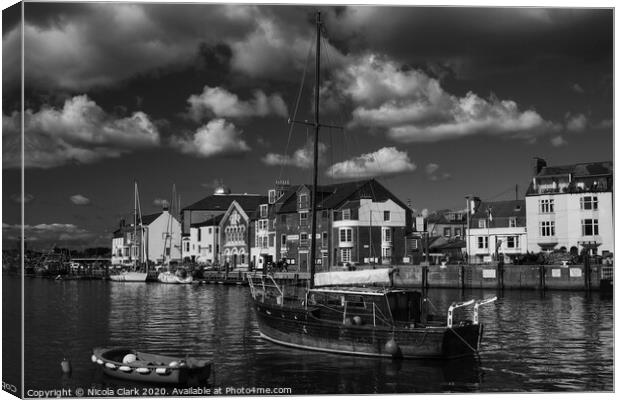 Weymouth Harbour Canvas Print by Nicola Clark