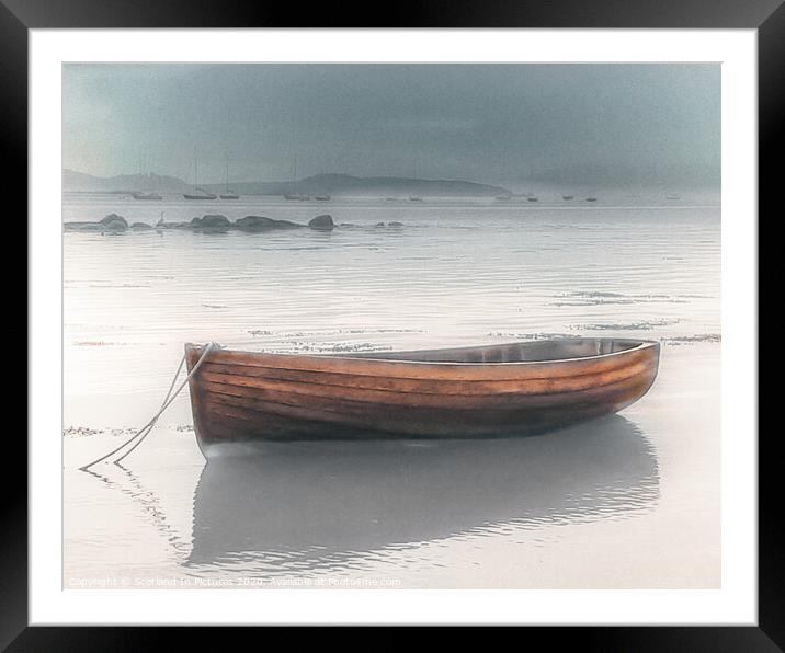 Lazy Hazy  Summer Evening on The Clyde Framed Mounted Print by Tylie Duff Photo Art
