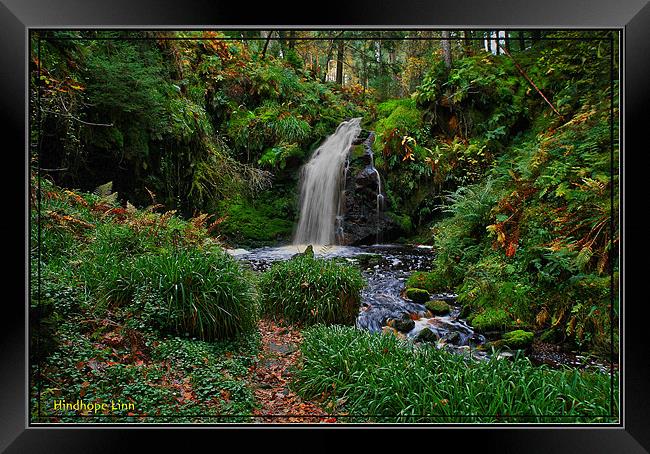 Hindhope Linn Framed Print by Richie Fairlamb