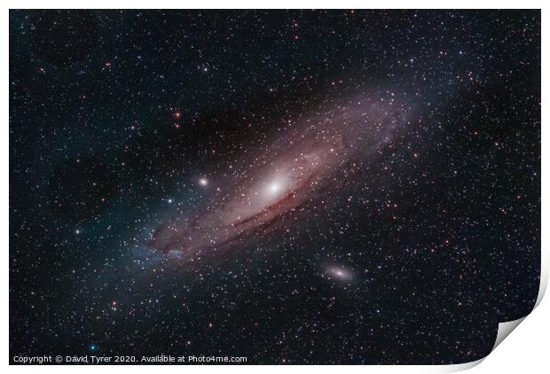 Andromeda's Celestial Dance Print by David Tyrer