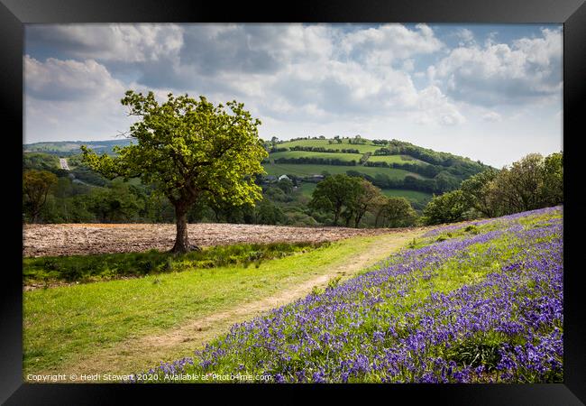 Spring View Llantrisant Framed Print by Heidi Stewart