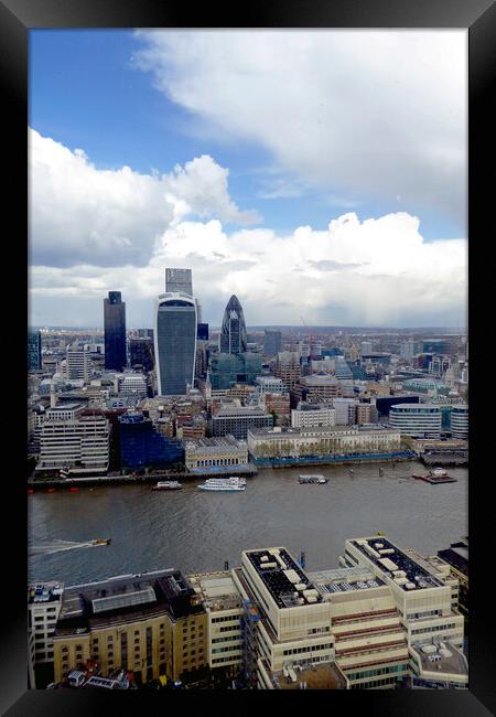 Majestic London Skyline Framed Print by Andy Evans Photos