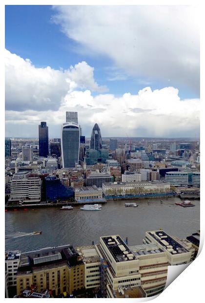 Majestic London Skyline Print by Andy Evans Photos