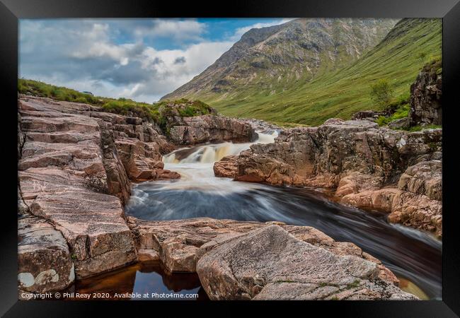 The River Etive Framed Print by Phil Reay