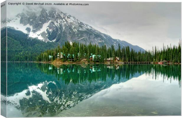 Emerald Lake, Canada Canvas Print by David Birchall