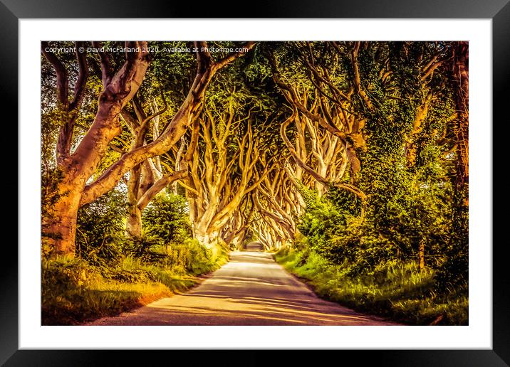 The Kings Road Framed Mounted Print by David McFarland