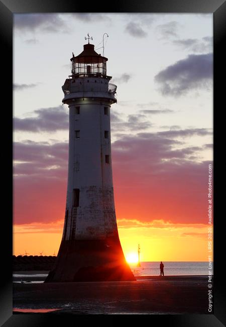 Fort Perch Rock Lighthouse, New Brighton Framed Print by Peter Lovatt  LRPS