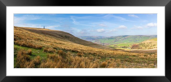 Stoodley pike Framed Mounted Print by chris smith