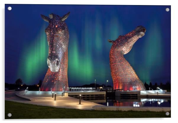 The Kelpies Composite Acrylic by jim wilson