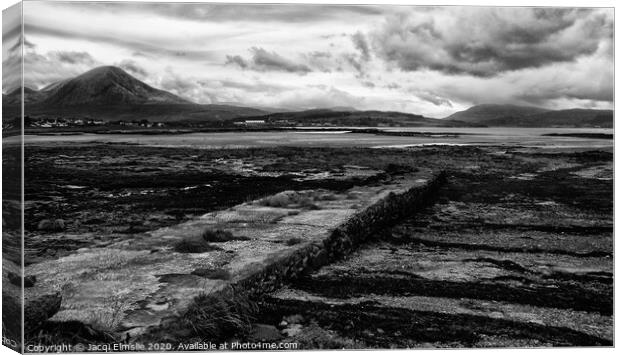 A grey day on Skye Canvas Print by Jacqi Elmslie