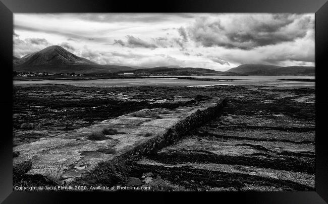 A grey day on Skye Framed Print by Jacqi Elmslie