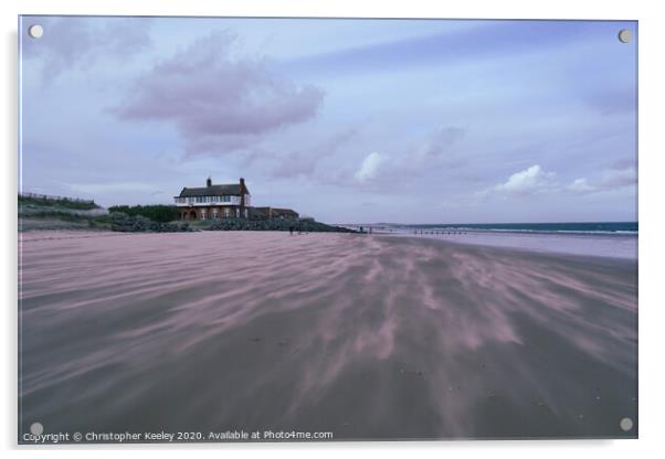 Brancaster beach  Acrylic by Christopher Keeley
