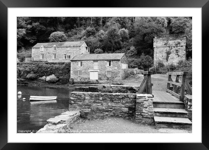 Pont Creek on the River Fowey, Cornwall Framed Mounted Print by Neil Mottershead