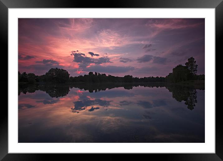 Reflect the Day Framed Mounted Print by Chris Owen