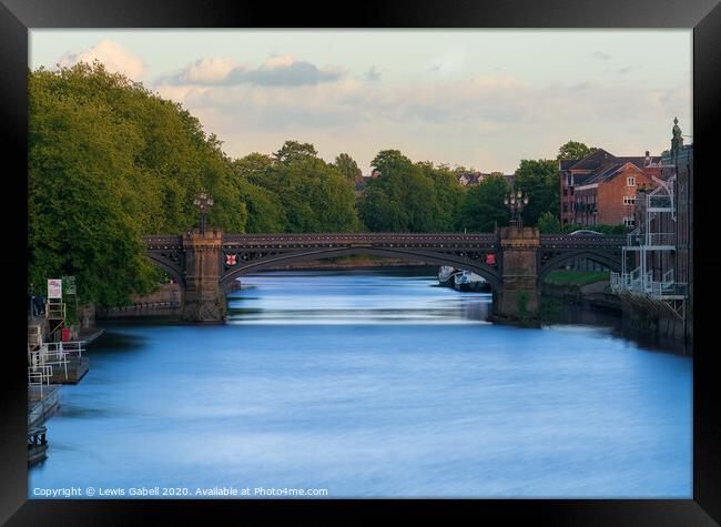Skeldergate Bridge, York Framed Print by Lewis Gabell