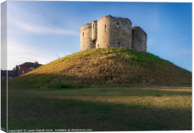 Clifford's Tower, York Canvas Print by Lewis Gabell