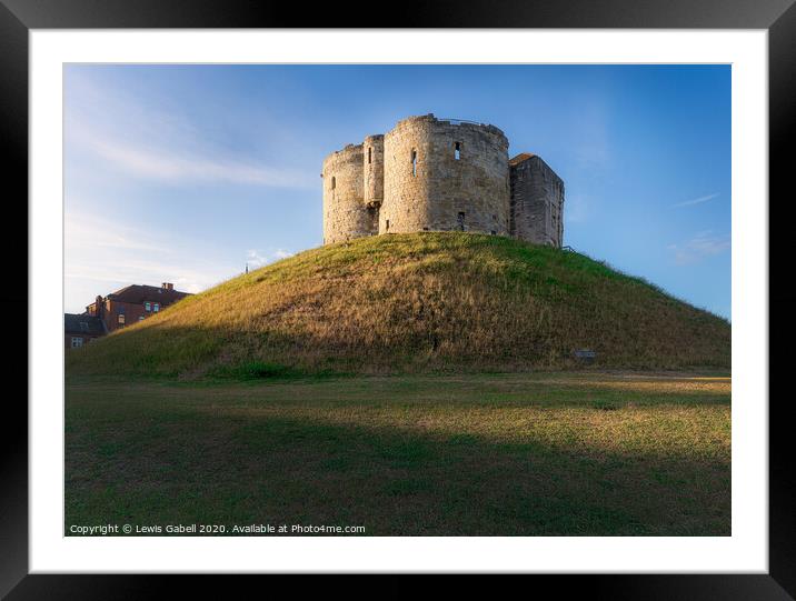 Clifford's Tower, York Framed Mounted Print by Lewis Gabell
