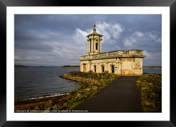 Normanton Church Framed Mounted Print by Christopher Keeley