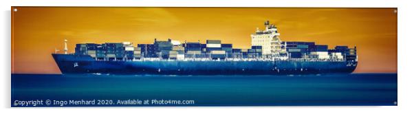 Sunshine ship Acrylic by Ingo Menhard