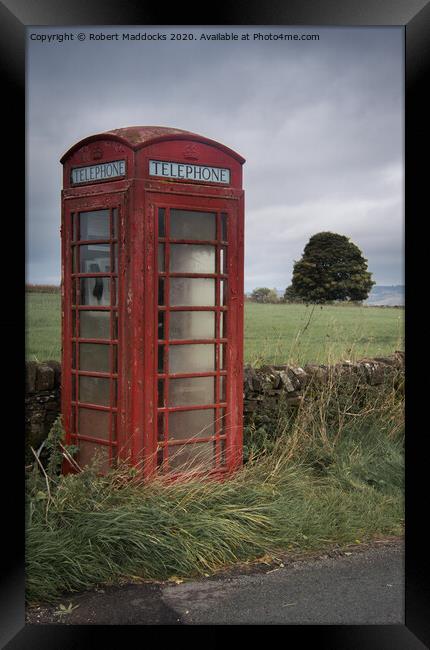 Telephone box Framed Print by Robert Maddocks