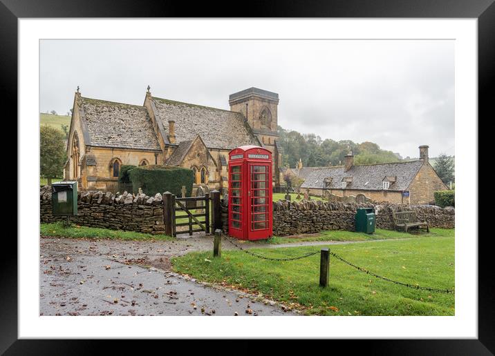 Snowshill Cotswolds  Framed Mounted Print by Graham Custance