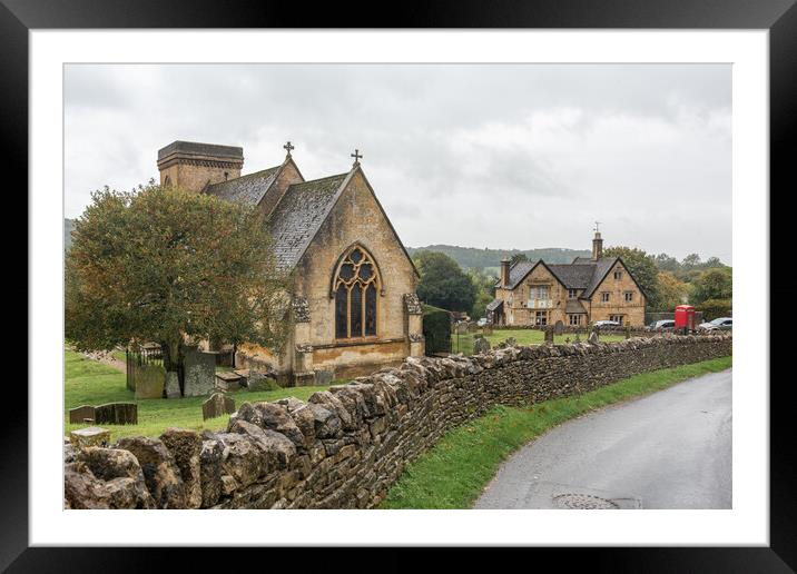 Snowshill Cotswolds Framed Mounted Print by Graham Custance