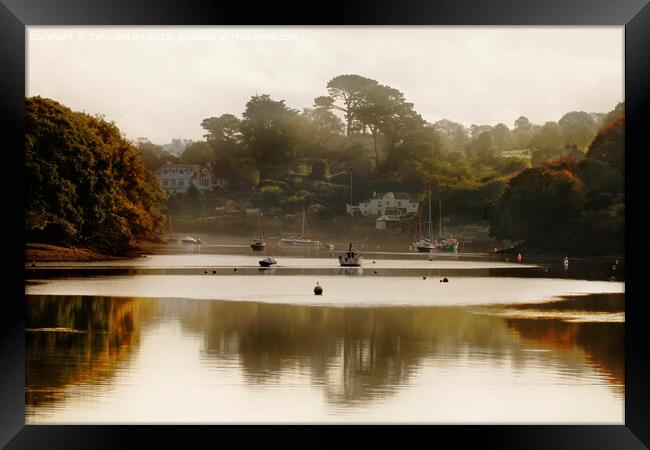 Autumn Morning Framed Print by Terri Waters