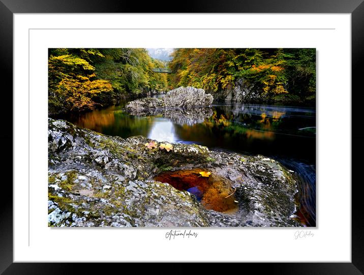 Autumnal colour. Framed Mounted Print by JC studios LRPS ARPS