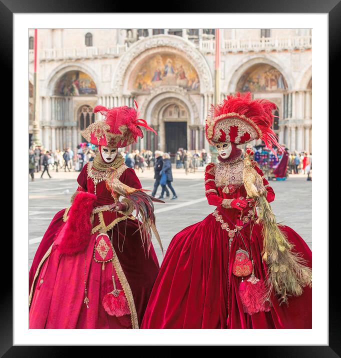 Venice Carnival 2019 Framed Mounted Print by Colin Allen