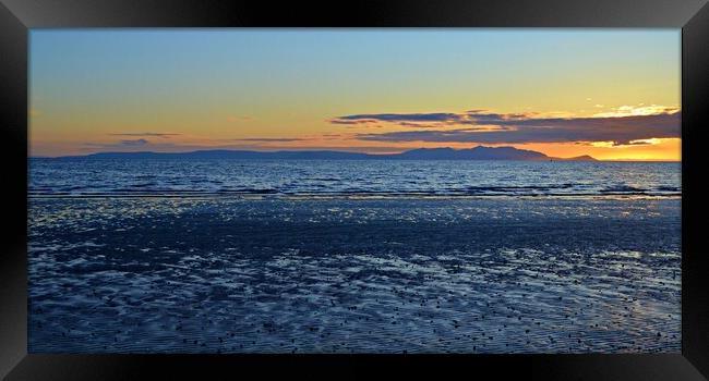 Isle of Arran at Dusk Framed Print by Allan Durward Photography